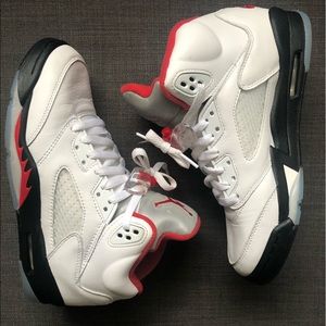 Jordan 5 “Fire Red” (2020) size 6.5
